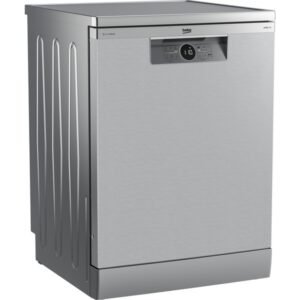 BEKO BDFN26441SC, Spülmaschine (silber, 60 cm)