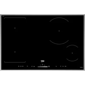 BEKO HII 84500 FHTX, Autarkes Kochfeld (schwarz/silber, 77 cm)