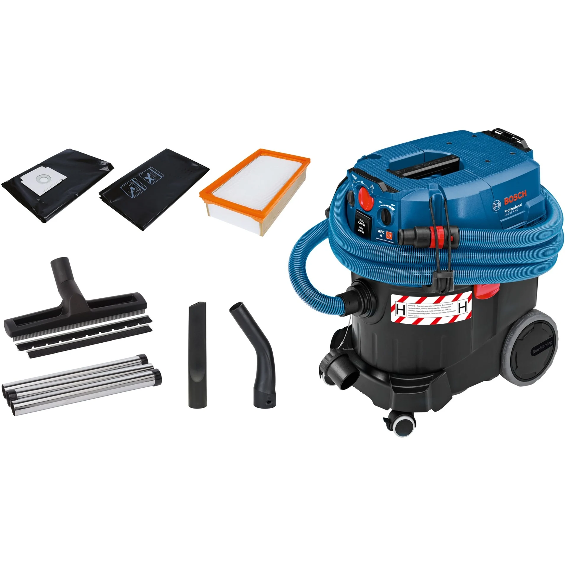 Bosch GAS 35 H AFC, Nass-/Trockensauger (blau/schwarz)