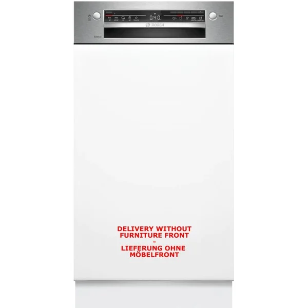 Bosch SPI2HKS42E Serie 2, Spülmaschine (edelstahl (gebürstet), 45 cm, Home Connect)