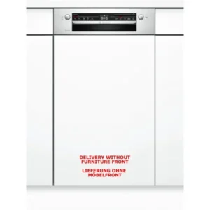 Bosch SPI2IKS10E Serie 2, Spülmaschine (edelstahl (gebürstet), 45 cm, Home Connect)