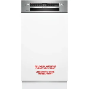Bosch SPI4HMS49E Serie 4, Spülmaschine (edelstahl (gebürstet), 45 cm, Home Connect)
