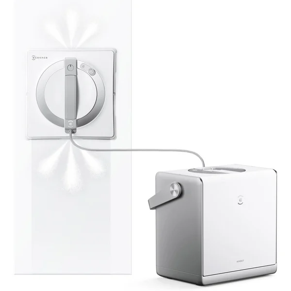 ECOVACS_Fensterputz_Roboter_WINBOT_W2_PRO_OMNI__Fenstersauger@@100151106_1 ECOVACS Fensterputz-Roboter WINBOT W2 PRO OMNI, Fenstersauger (weiß, 126 Watt, mit tragbarer Dockingstation)