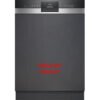 Siemens SN53HS16AE iQ300, Spülmaschine (edelstahl (gebürstet)/schwarz, 60 cm, Home Connect)