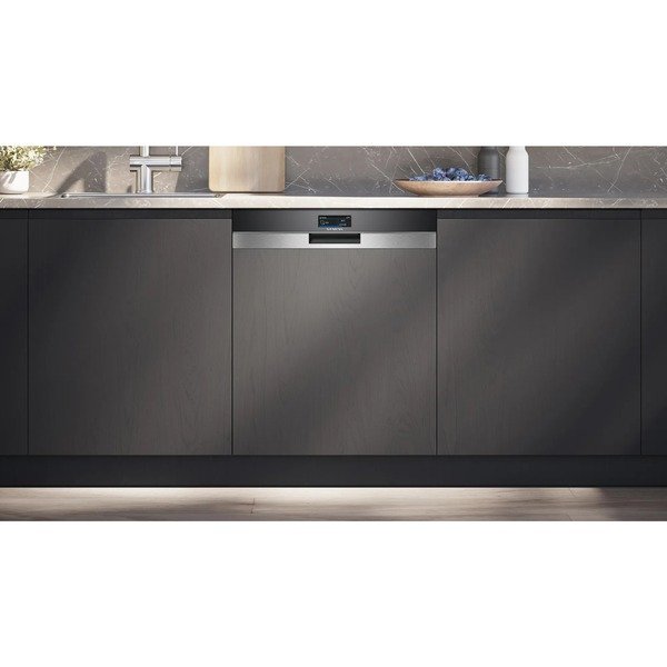 Siemens SN57TS00CE iQ700, Spülmaschine (edelstahl (gebürstet)/schwarz, 60 cm, Home Connect)