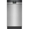 Siemens SR43ES25ME iQ300, Spülmaschine (edelstahl (gebürstet)/schwarz, 45 cm, Home Connect)