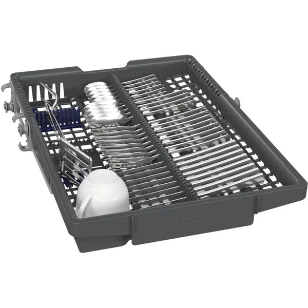 Siemens SR43ES25ME iQ300, Spülmaschine (edelstahl (gebürstet)/schwarz, 45 cm, Home Connect)