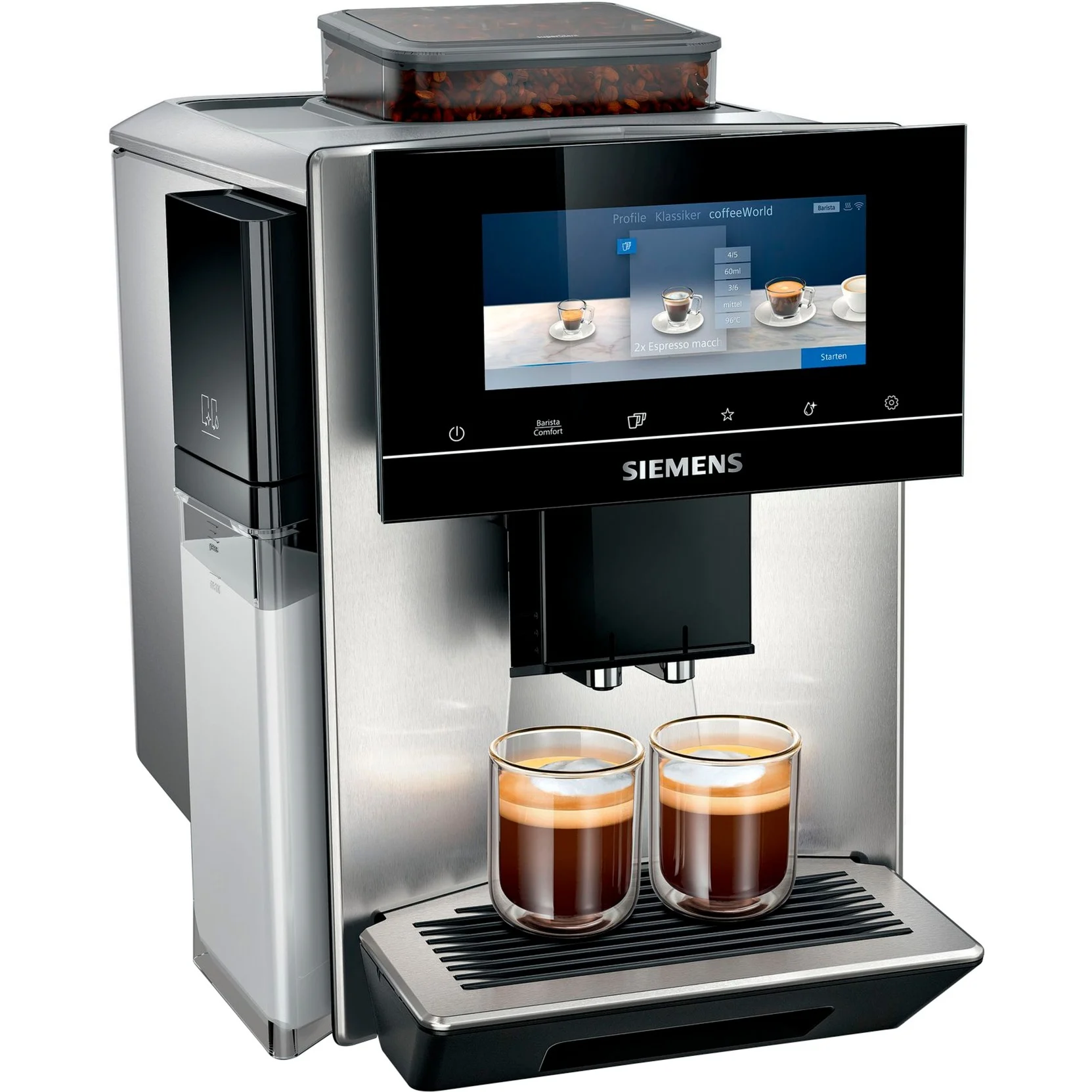 Siemens TQ903DZ3 EQ900 Plus, Vollautomat(edelstahl (gebürstet))