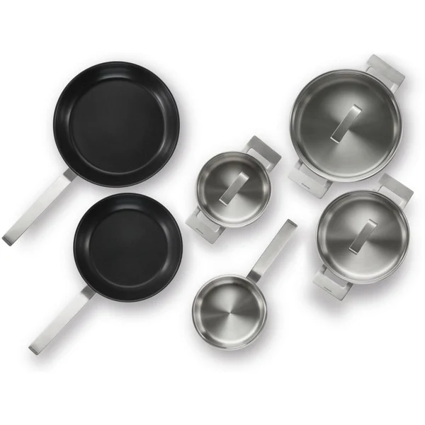 Siemens Topf-Set HZ9SE040 (edelstahl, 4-teilig, für Induktion)