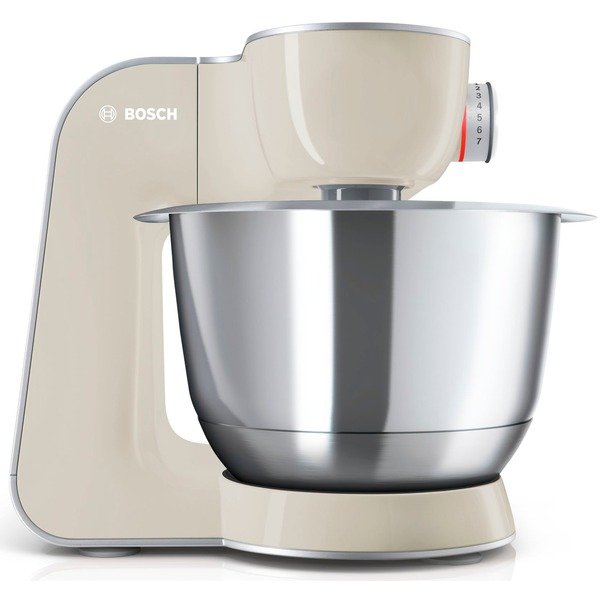 Bosch MUM58L20 CreationLine Küchenmaschine (silber/grau, 1.000 Watt, Serie 4)