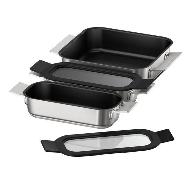 Bosch_Pro_Induction_Flex_Pfannen_Set_HEZ9FF030__3_teilig@@100021592 Bosch Pro Induction Flex Pfannen-Set HEZ9FF030, 3-teilig (edelstahl/schwarz, 1x medium, 2x klein mit Glasdeckel)