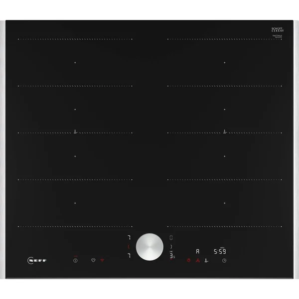 Neff T66TTX4L0 N 90, Autarkes Kochfeld (schwarz/edelstahl, 60 cm)