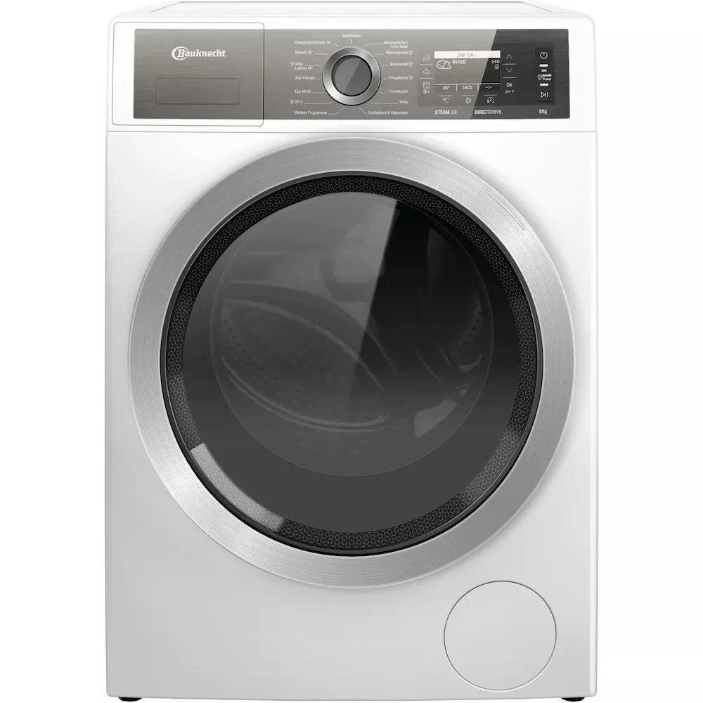 BAUKNECHT Waschmaschine B7X 89 SILENCE DE, 8 kg, 1400 U/min