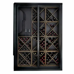 Weinraum mit Glasschiebetür