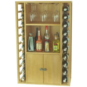 FARO - 20 Flaschen + Schrank und Fächer - Kiefer