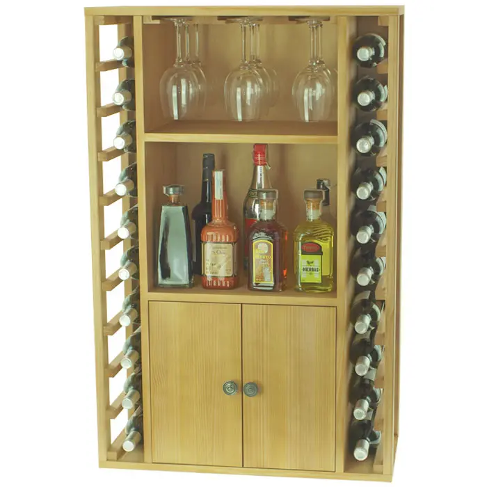 FARO - 20 Flaschen + Schrank und Fächer - Kiefer