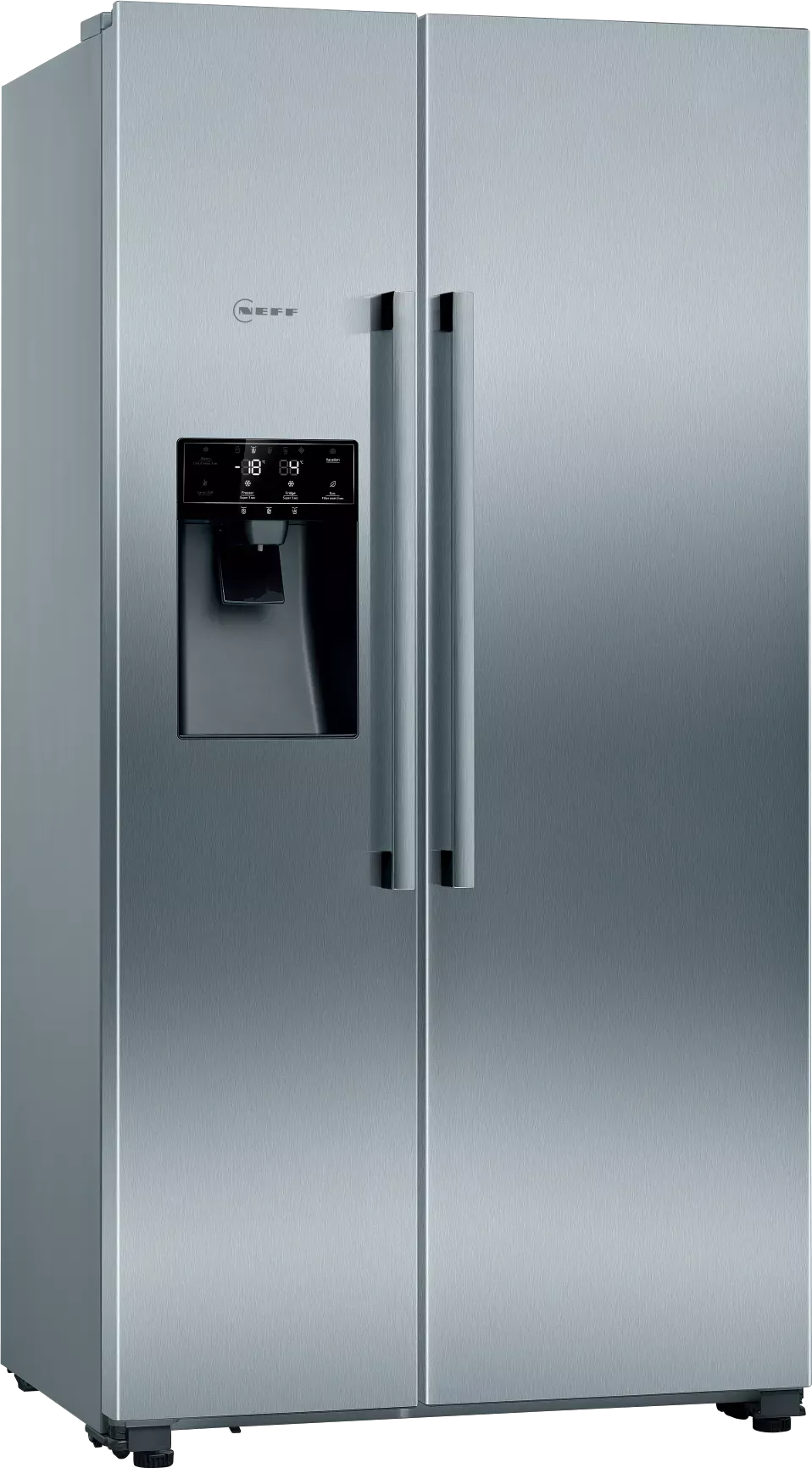 NEFF Side-by-Side KA3923IE0, 178,7 x 90,8 cm, Gebürsteter Stahl AntiFingerprint