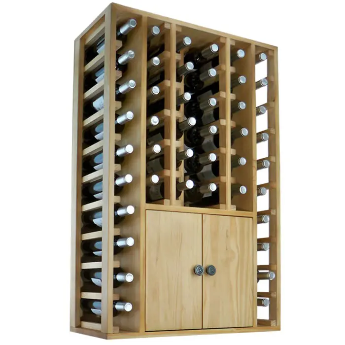 ESMA - 44 Flaschen + Schrank unten - Kiefer