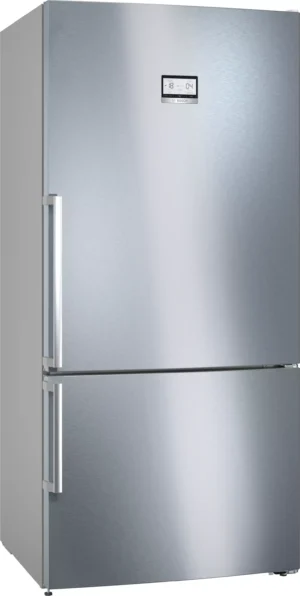 BOSCH Kühl-Gefrierkombination KGN86AIDR, 186 x 86 cm, Edelstahl