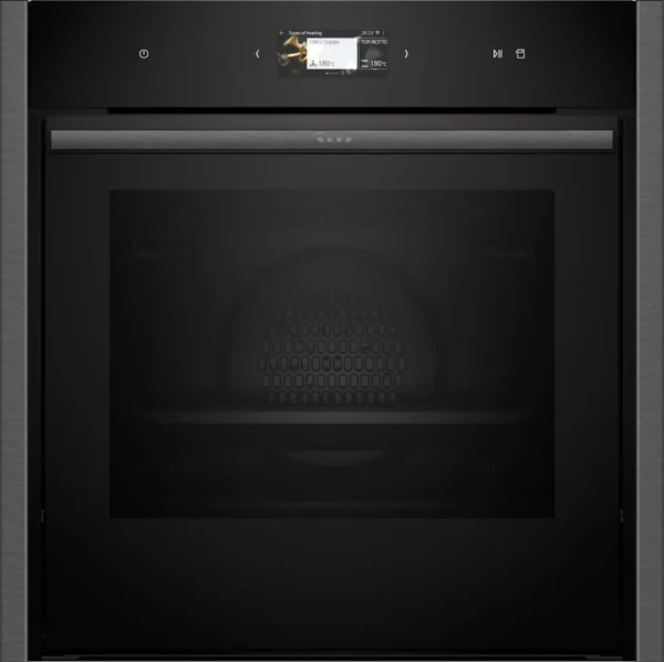 NEFF Dampfbackofen BLE5430FSB (B54FS33G0K + Z1608DX0), 60 x 60 cm, Graphitgrau