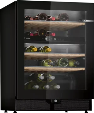 BOSCH Weinkühlschrank KWK16ABGB, 82 x 60 cm, Schwarz