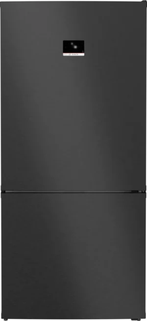 BOSCH Kühl-Gefrierkombination KGP86AXB0N, 186 x 86 cm, Gebürsteter schwarzer Stahl AntiFingerprint