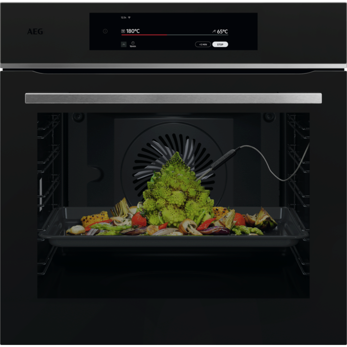 AEG Backofen TT9PB83FAT, 60 cm, Schwarz