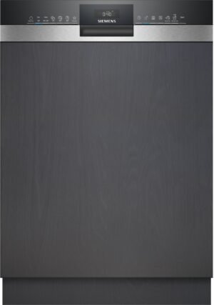 SIEMENS Teilintegrierter Geschirrspüler SN53ES22AE, 60 cm, Gebürsteter Stahl