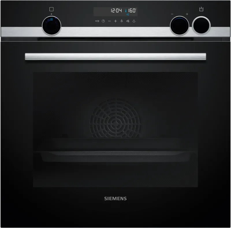 SIEMENS Backofen mit Dampfunterstützung HR578GFS7F, 60 x 60 cm, Schwarz