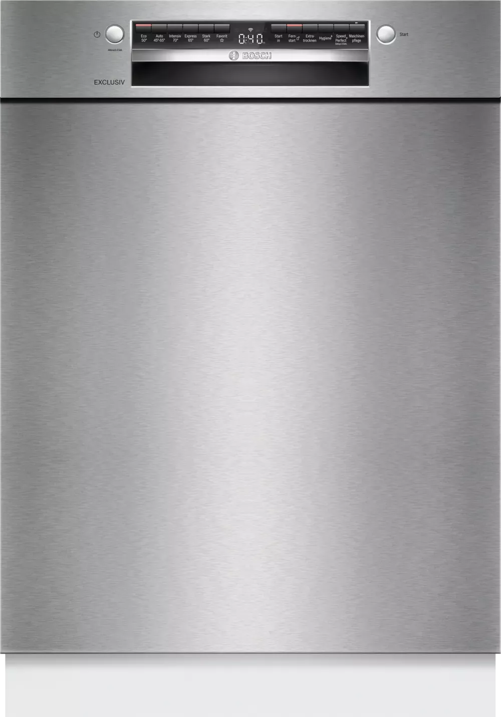 BOSCH Unterbau-Geschirrspüler SMU4EUS00D, 60 cm, Gebürsteter Stahl