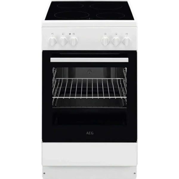 7333394044613-m-ccb50090bw AEG Elektro-Standherd CCB50090BW, 50 cm Glaskeramik-Kochfeld / Grillfunktion