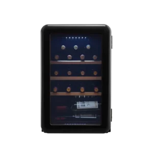 Retro Obsidian - 19 Flaschen - 1 Zone - Schwarz