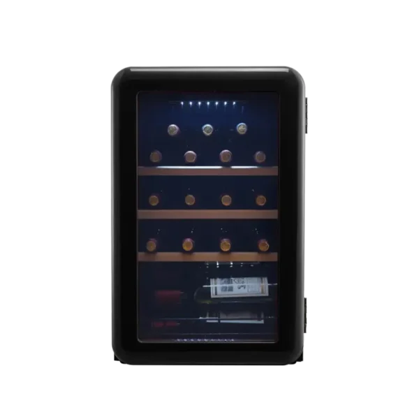 CC70SB_2_1000x1000-1 Retro Obsidian - 19 Flaschen - 1 Zone - Schwarz