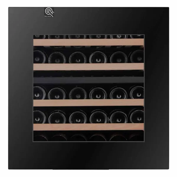 PI30D-BP_2_for_web Majestic 30 Flaschen - push open - 2 Zonen - Schwarz - Integrierbar