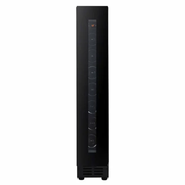 Noble 8 Flaschen - 1 Zone - Schwarze Glasfront