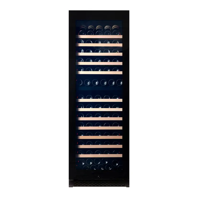 Majestic 150 Flaschen - 2 Zonen - Schwarze Glasfront