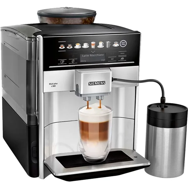 Siemens TE653M11RW EQ6 plus s300, Vollautomat (silber/schwarz)