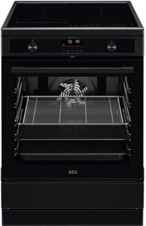 AEG Induktion-Standherd CIB6499APB, 60 cm, Mattschwarz, Pyrolyse – Selbstreinigung