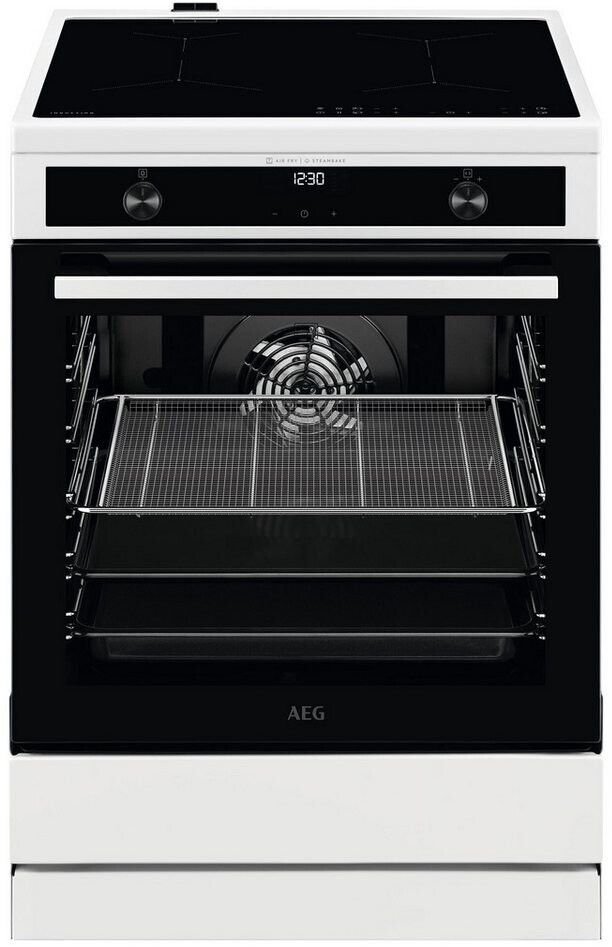 AEG Induktion-Standherd CIB6644BBW, 60 cm, Touch-Bedienung