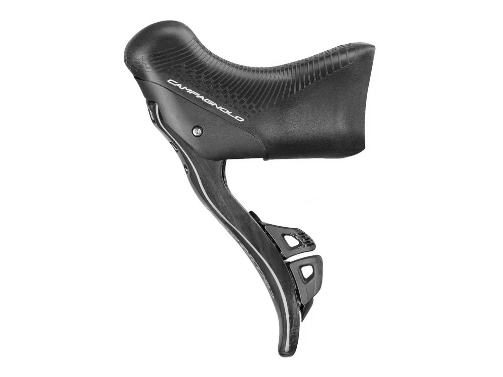 CAMPAGNOLO Schalt-/Bremshebel Ergopower Super Record Wireless inkl. Flat Mount Bremssattel 140 mm | links