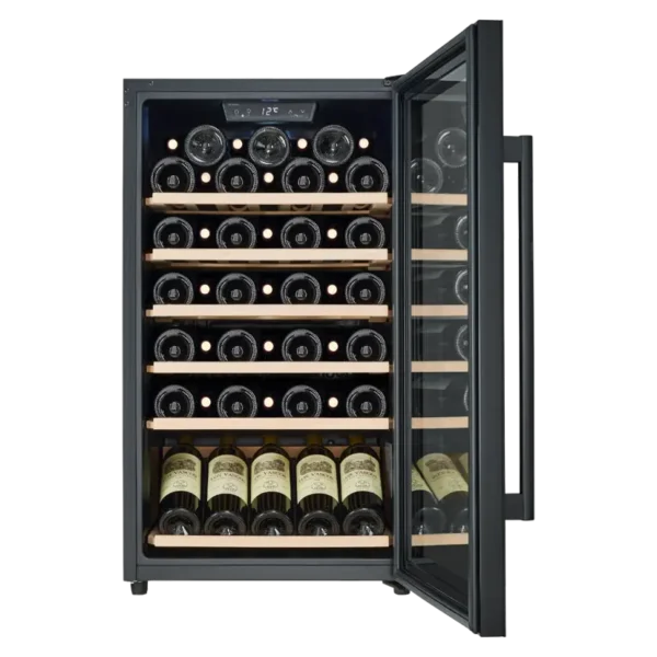cc124sb-se-9-1200px Raw Citrine Special Edition - 56 Flaschen - 1 Zone - Schwarze Glasfront