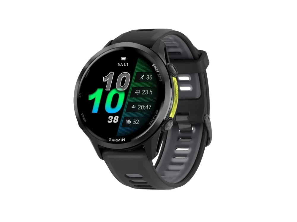 GARMIN Forerunner 970 | GPS Lauf- und Triathlon Smartwatch | 47 mm | Schwarz / Carbongrau