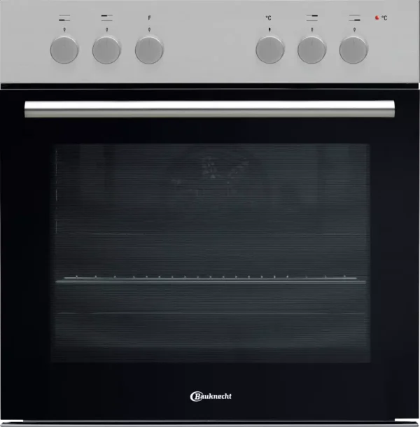 BAUKNECHT Einbauherd-Set HEKO S200 (HVP2 NN5F IN + CHR 3462 IN), 60 cm, Edelstahl