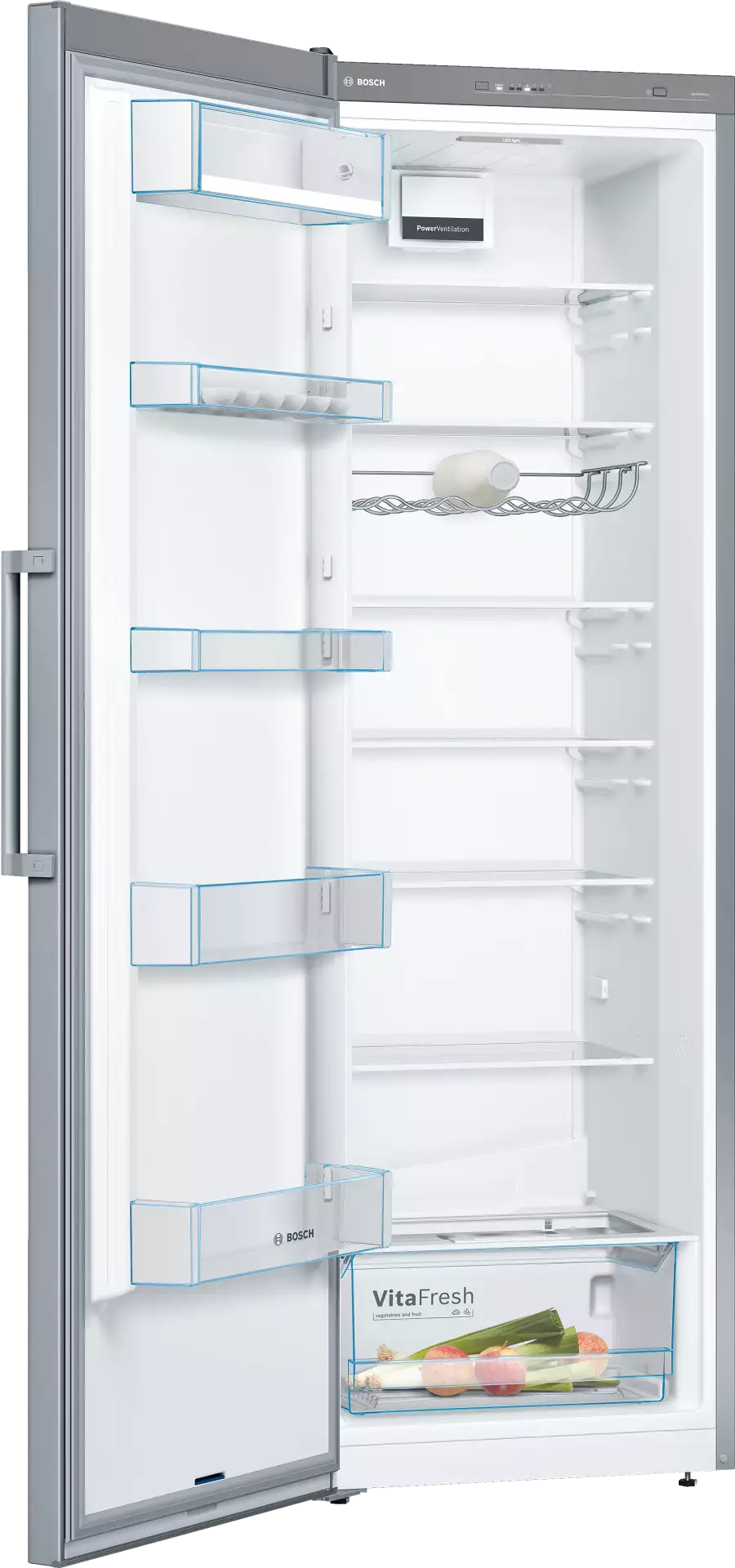 BOSCH Kühlschrank KSV36VLDP, 186 x 60 cm, Edelstahl