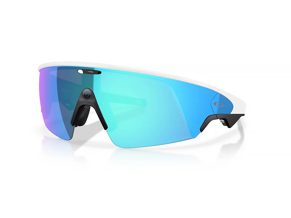 OAKLEY Meta Vanguard KI Brille White | Prizm Sapphire OW8001-0652