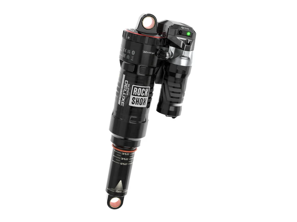 ROCKSHOX Dämpfer Super Deluxe Ultimate Flight Attendant RC3 Hydraulic Bottom Out DebonAir Progressive Trunnion Mount 185x55 mm | Trek Fuel EX 2023+