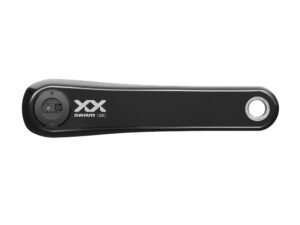 SRAM XX Eagle Transmission Power Meter Upgrade DUB Kurbel links | 55 mm Kettenlinie 174 mm Q-Faktor Wellenmessung | schwarz 165 mm