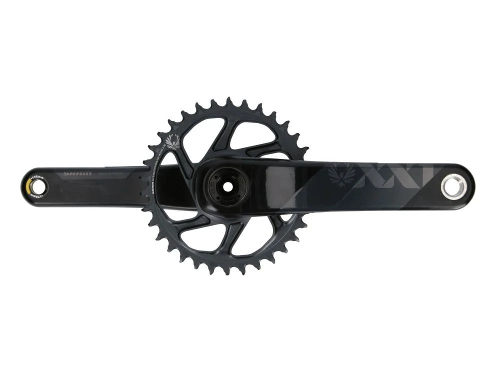 SRAM XX1 Eagle DUB Kurbel 1x12 | X-SYNC 2 SL Direct Mount Kettenblatt 34 Zähne | lunar-grau