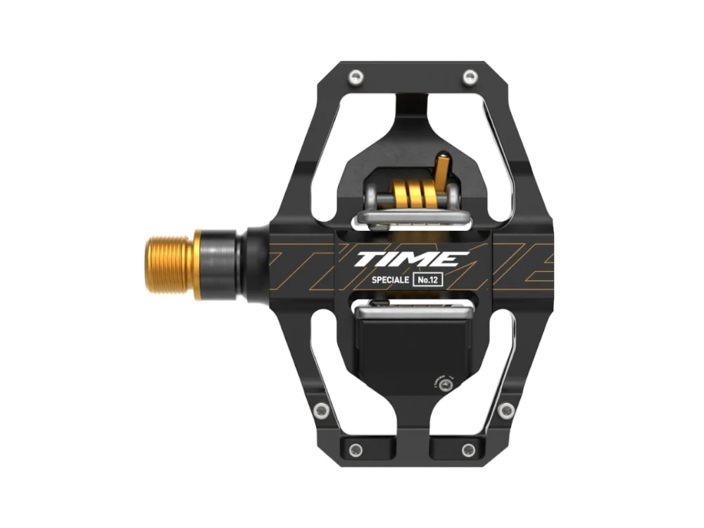 TIME Pedale Speciale 12 | Large | titan-schwarz-gold