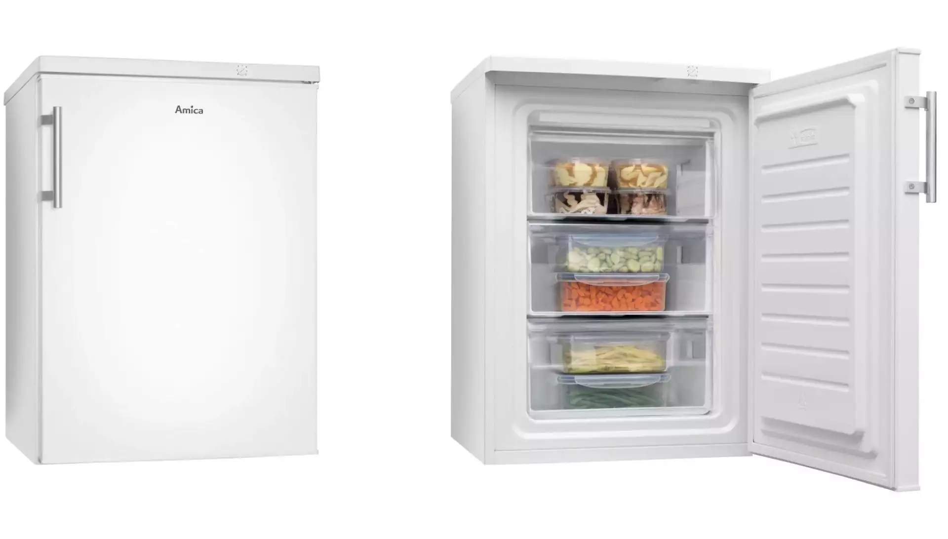 AMICA Gefrierschrank GS 15920 W, 85 x 66 cm, Weiß